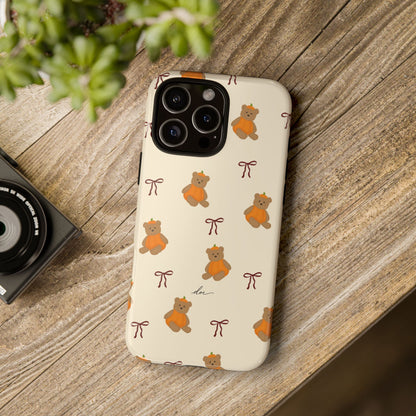 Pumpkin Bows iPhone Case