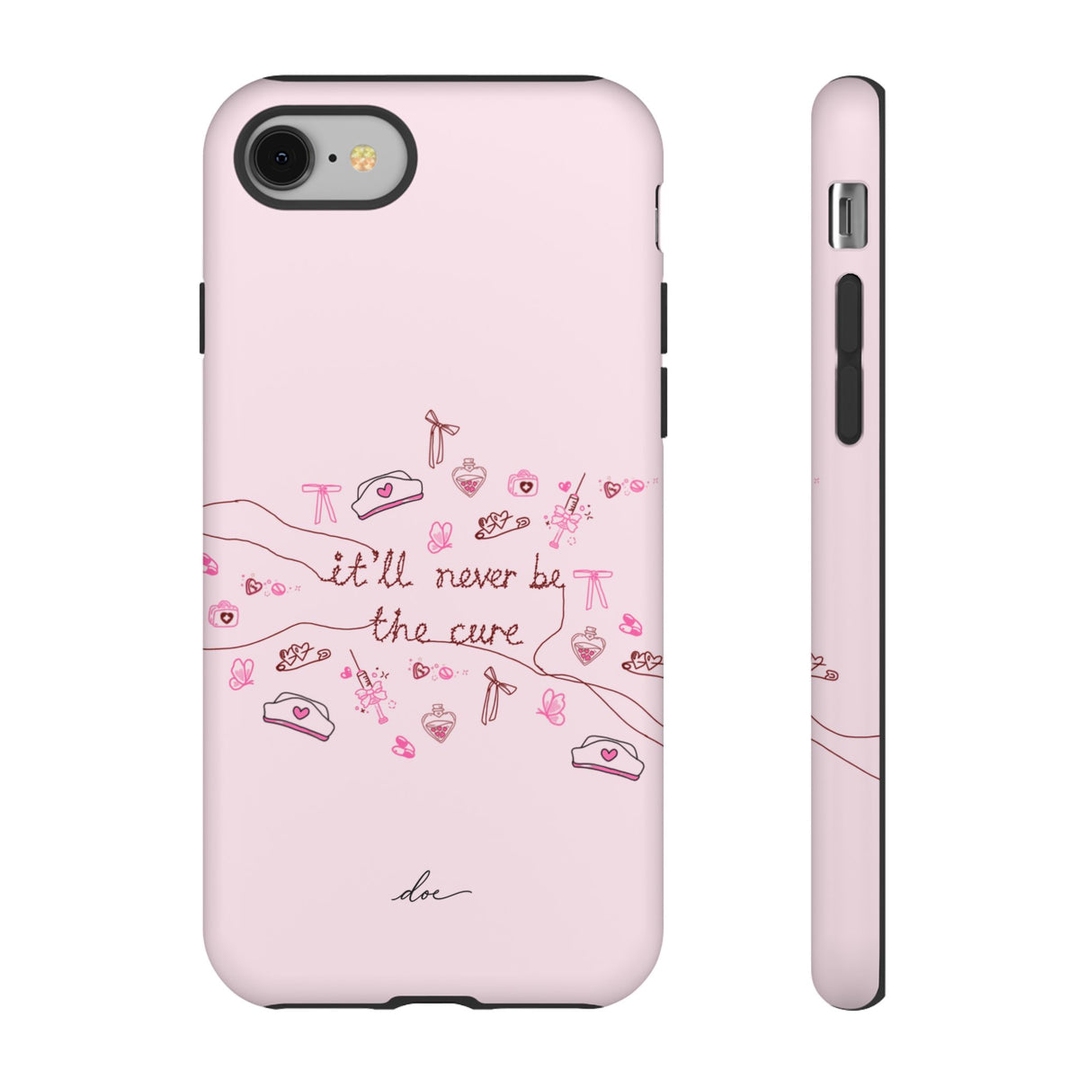 Never The Cure iPhone Case