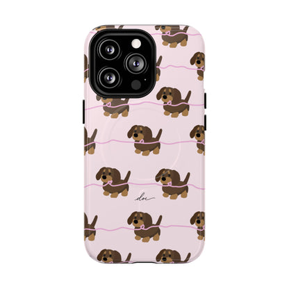 Pink Dachshunds Magsafe Case