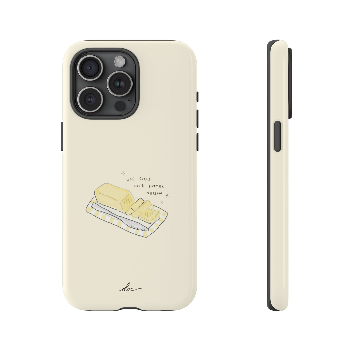 Butter Yellow iPhone Case