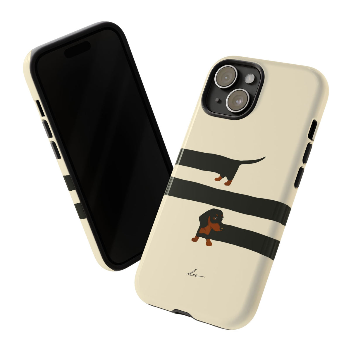 Stretchy The Dachshund iPhone Case