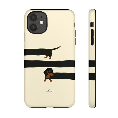 Stretchy The Dachshund iPhone Case
