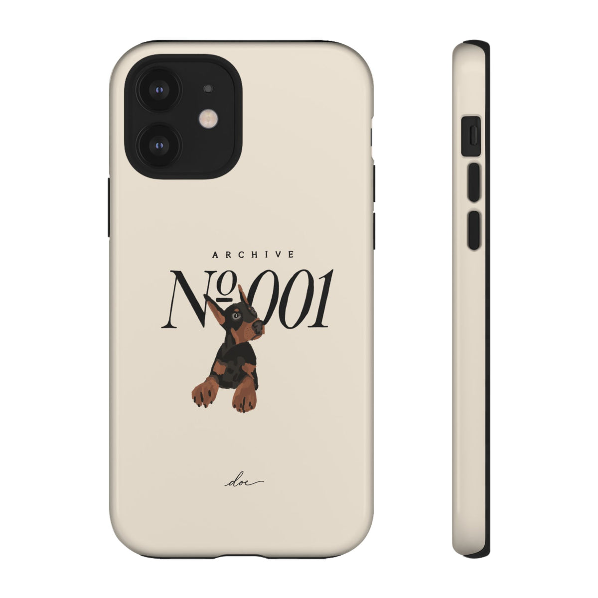 Doberman 001 iPhone Case