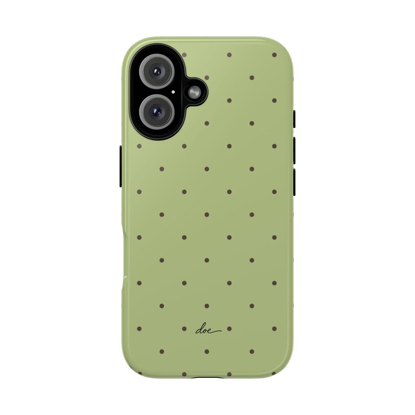 Polka Greens iPhone Case