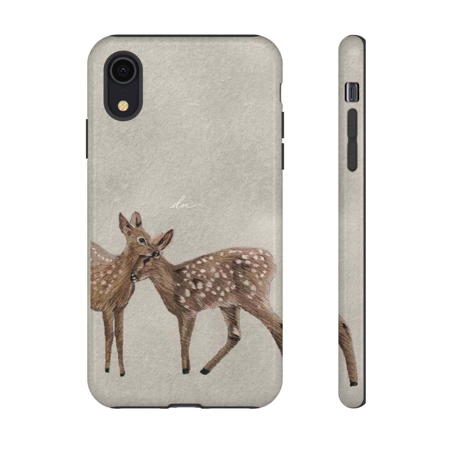 Deer Duo iPhone Case