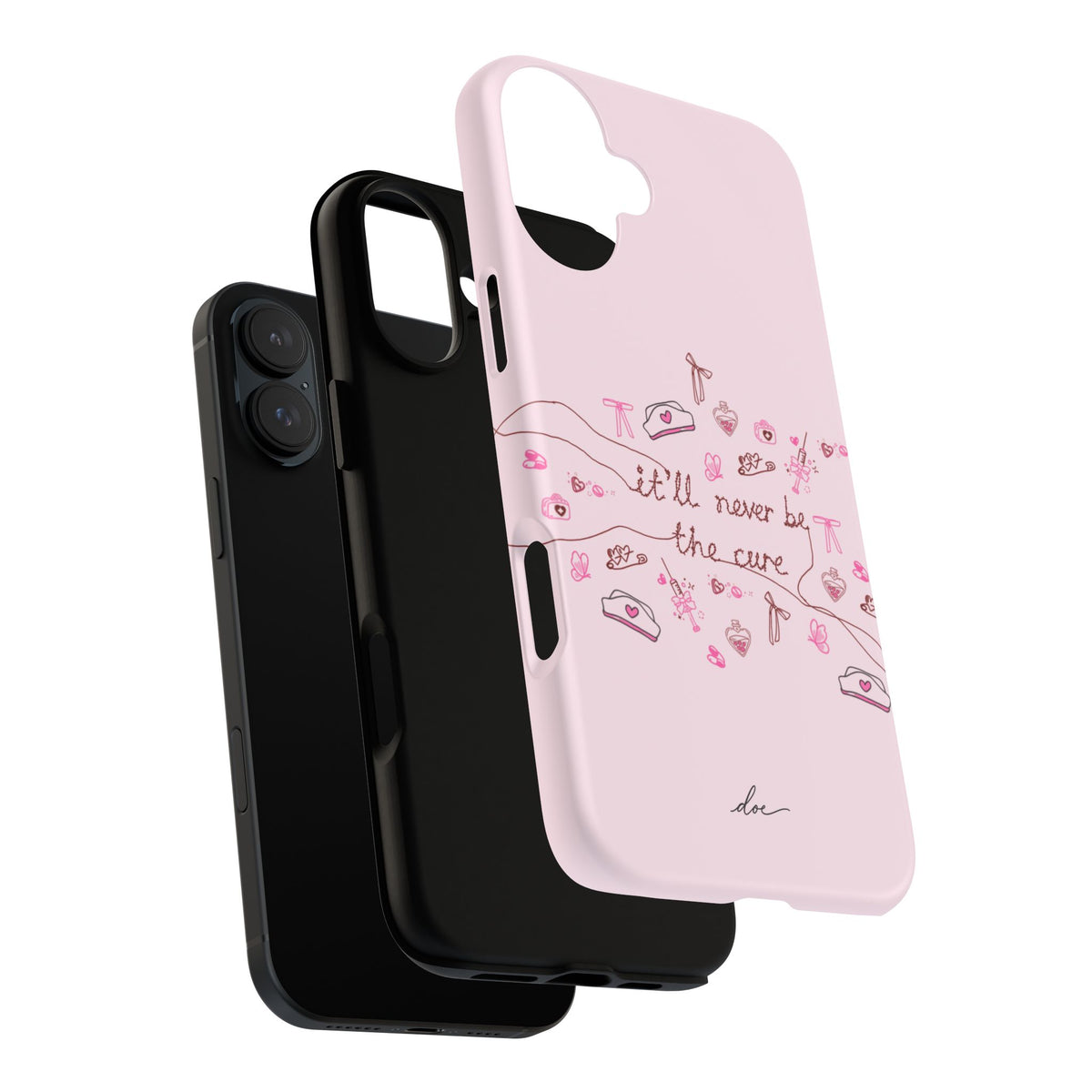 Never The Cure iPhone Case