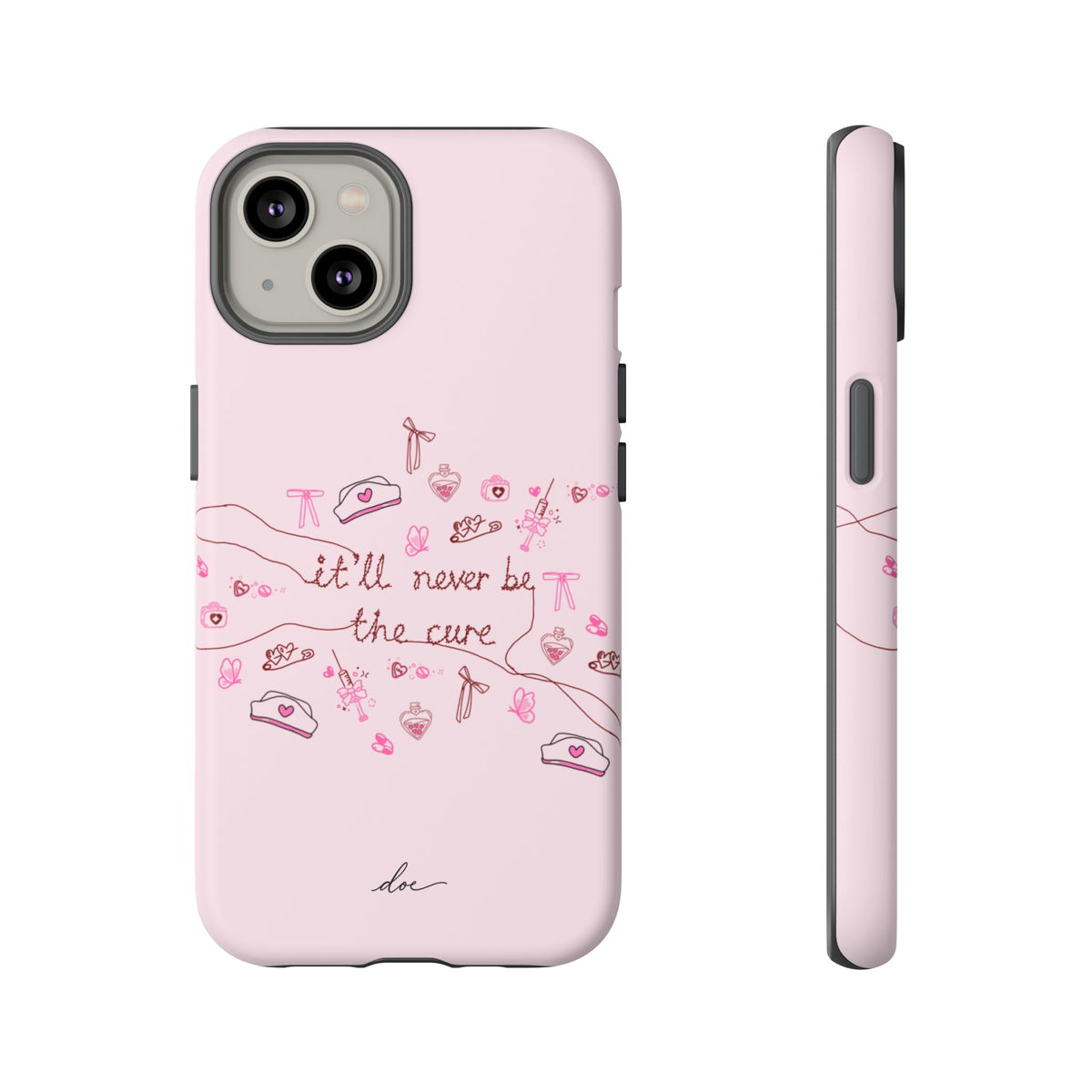 Never The Cure iPhone Case
