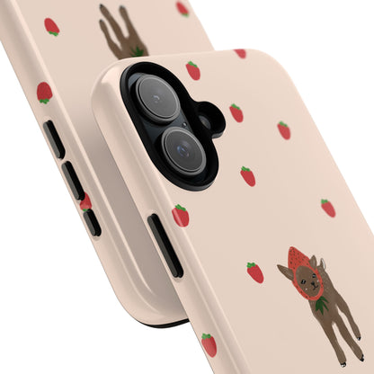 Strawberry Fawn iPhone Case