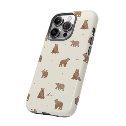 Brown Bears iPhone Case