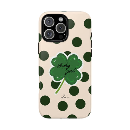 Lucky Girl iPhone Case