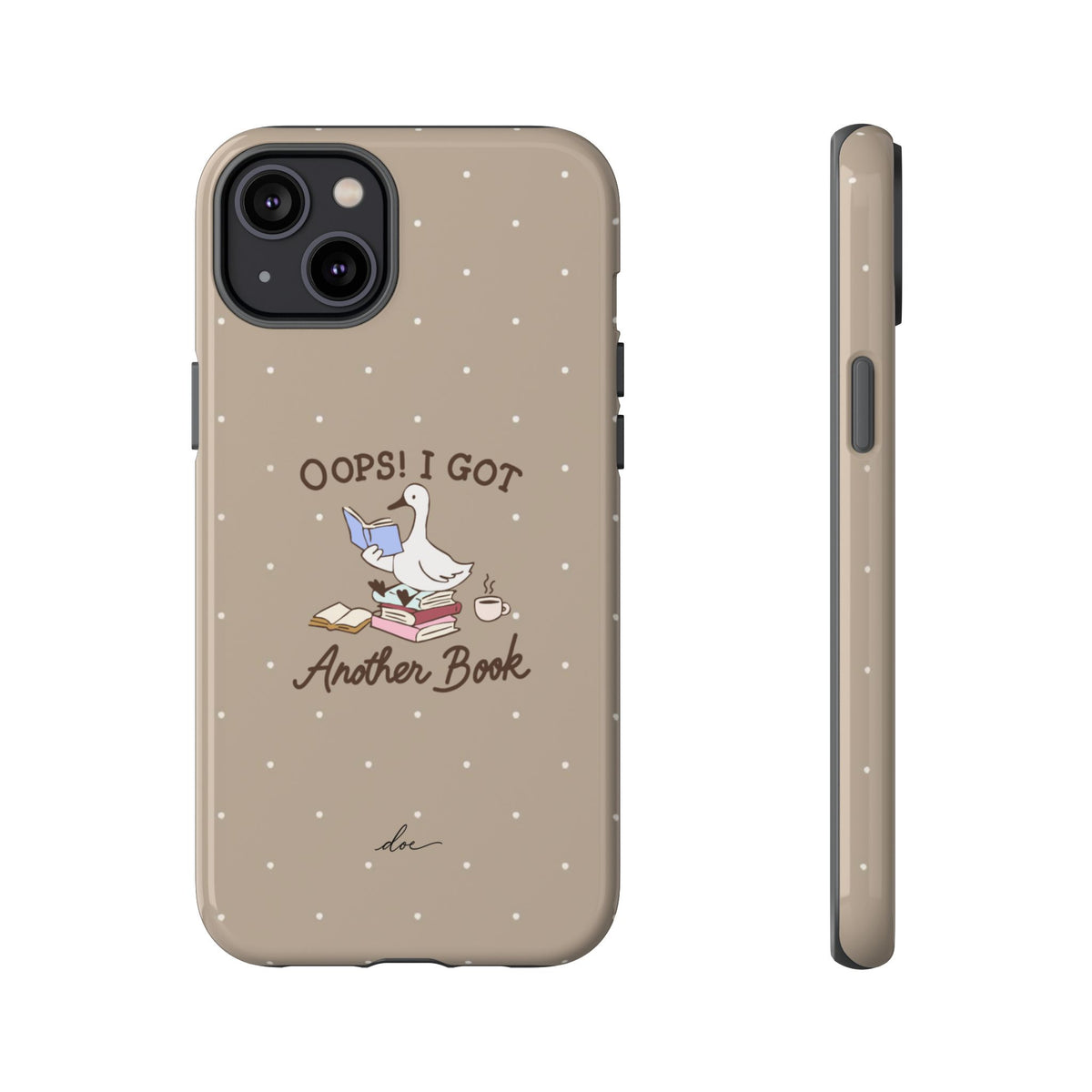 Oops Another Book! iPhone Case