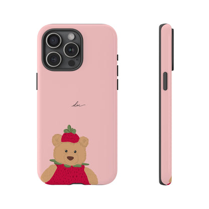 Strawberry Bear iPhone Case