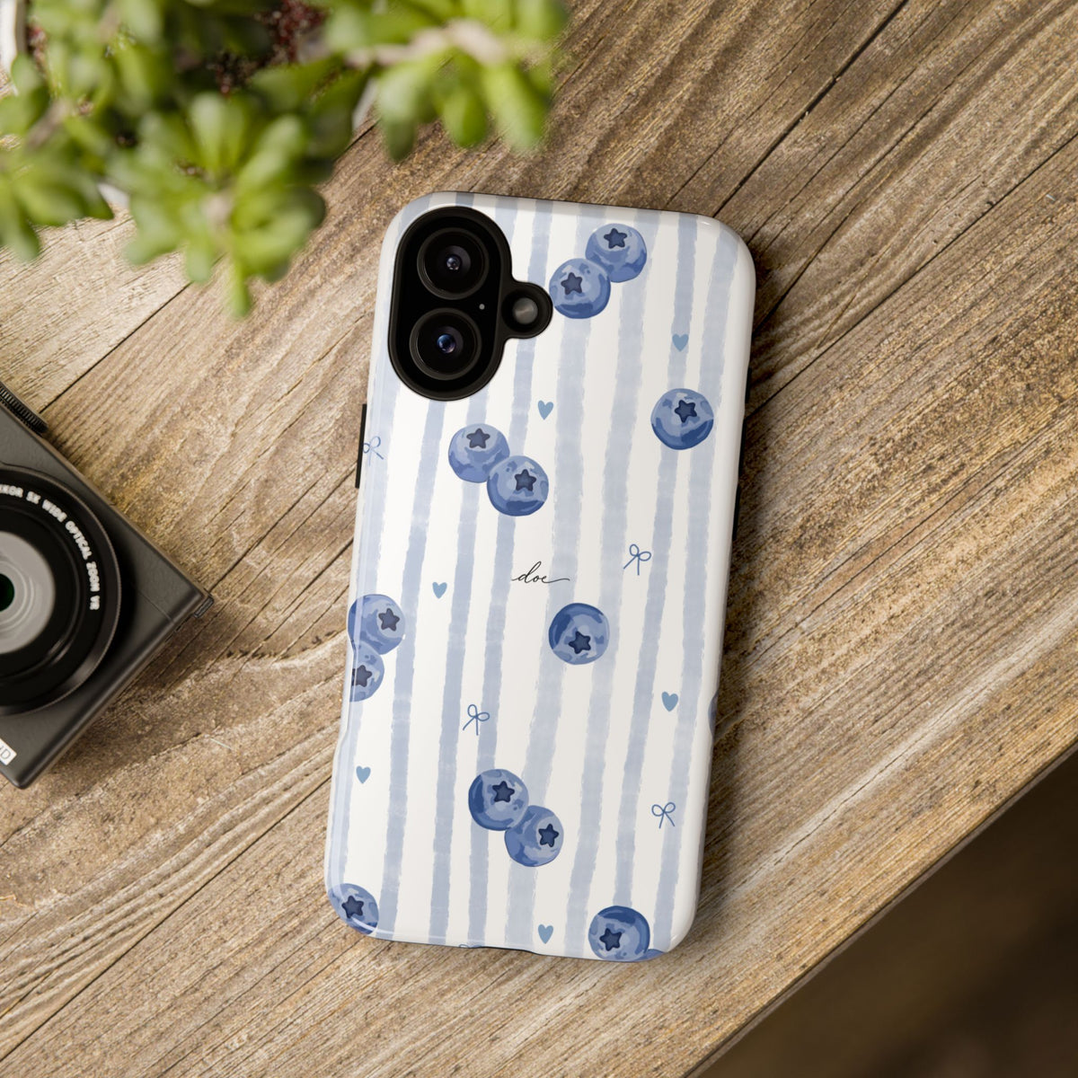 Blueberries iPhone Case