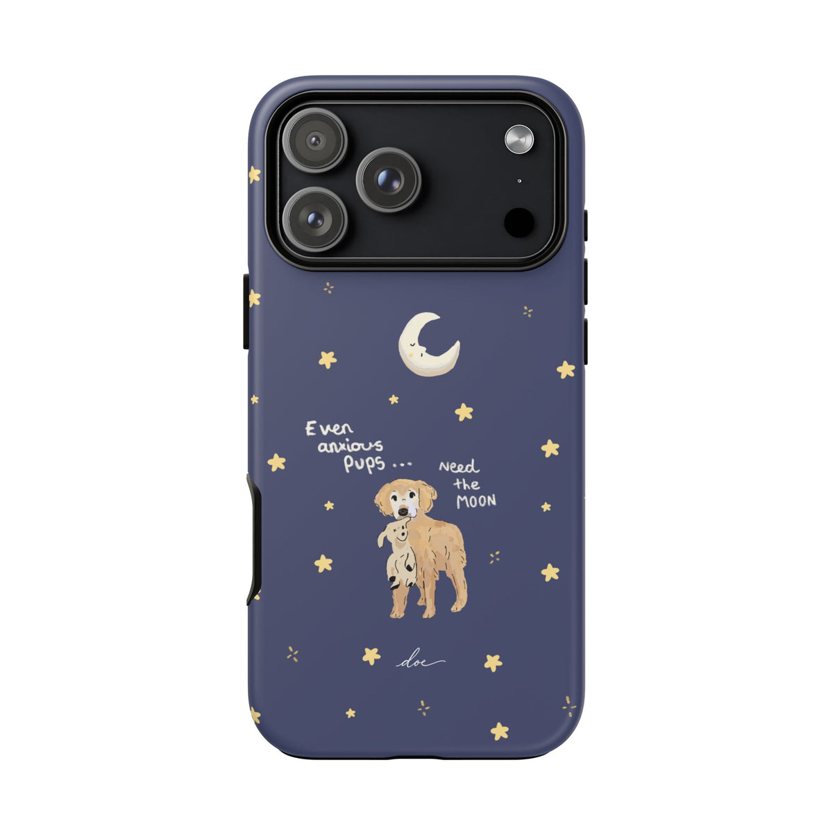 Anxious Pup iPhone Case