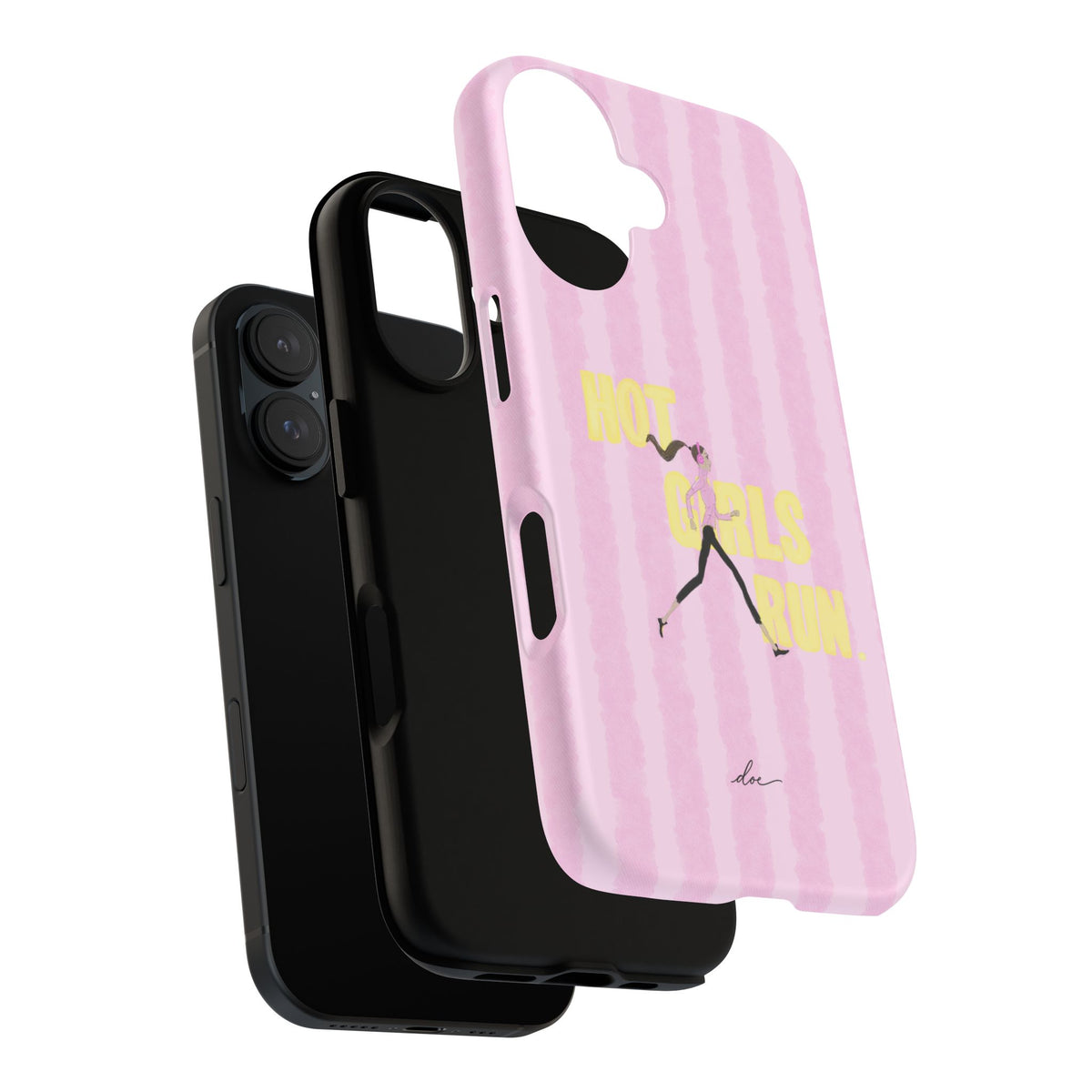 Hot Girls Run iPhone Case