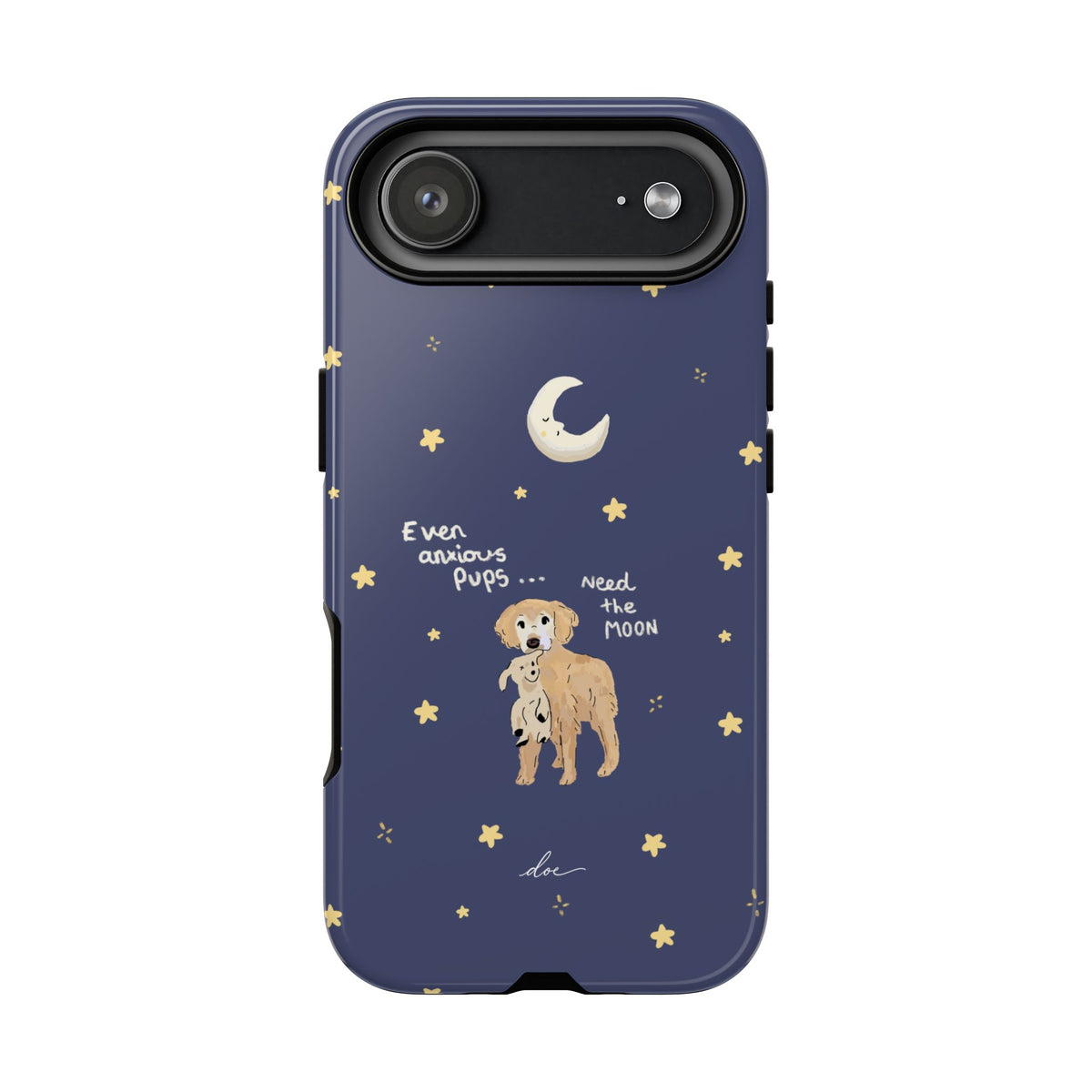 Anxious Pup iPhone Case