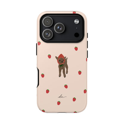 Strawberry Fawn iPhone Case