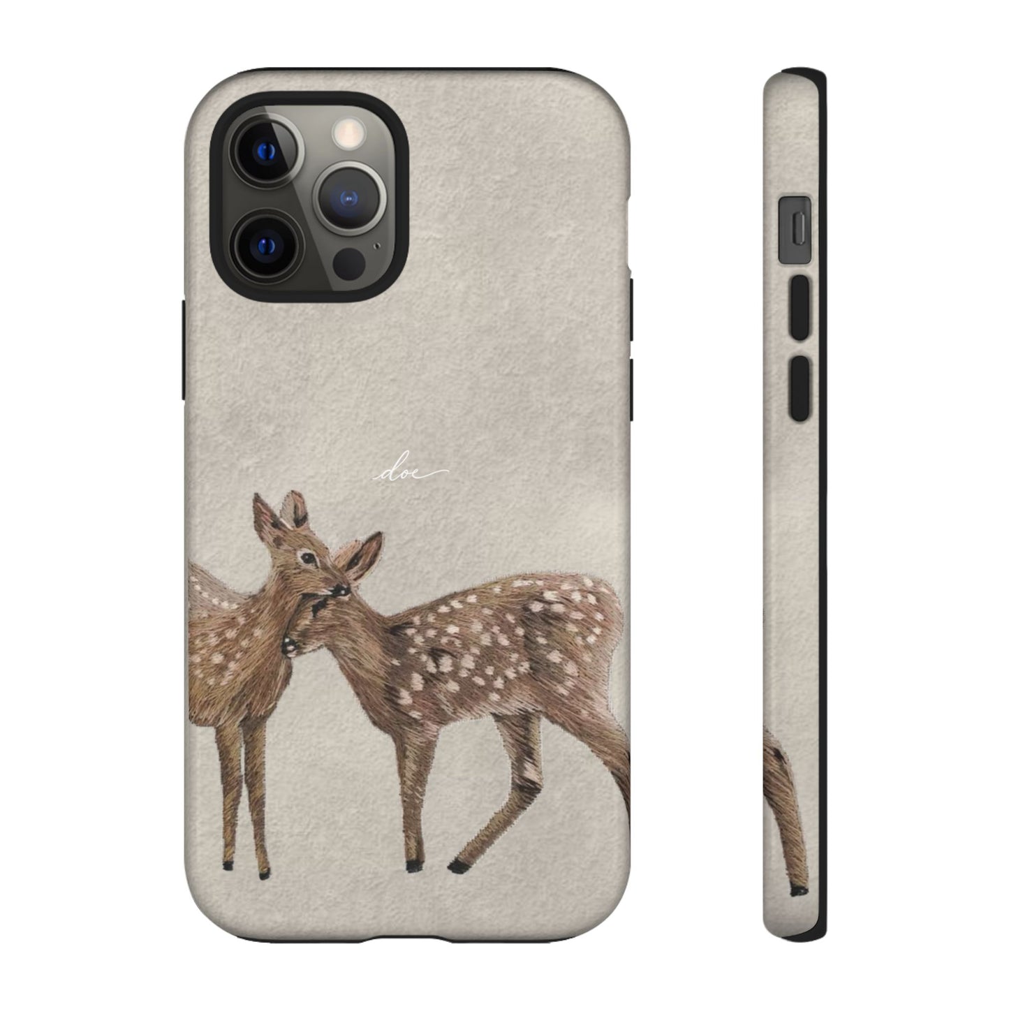 Deer Duo iPhone Case