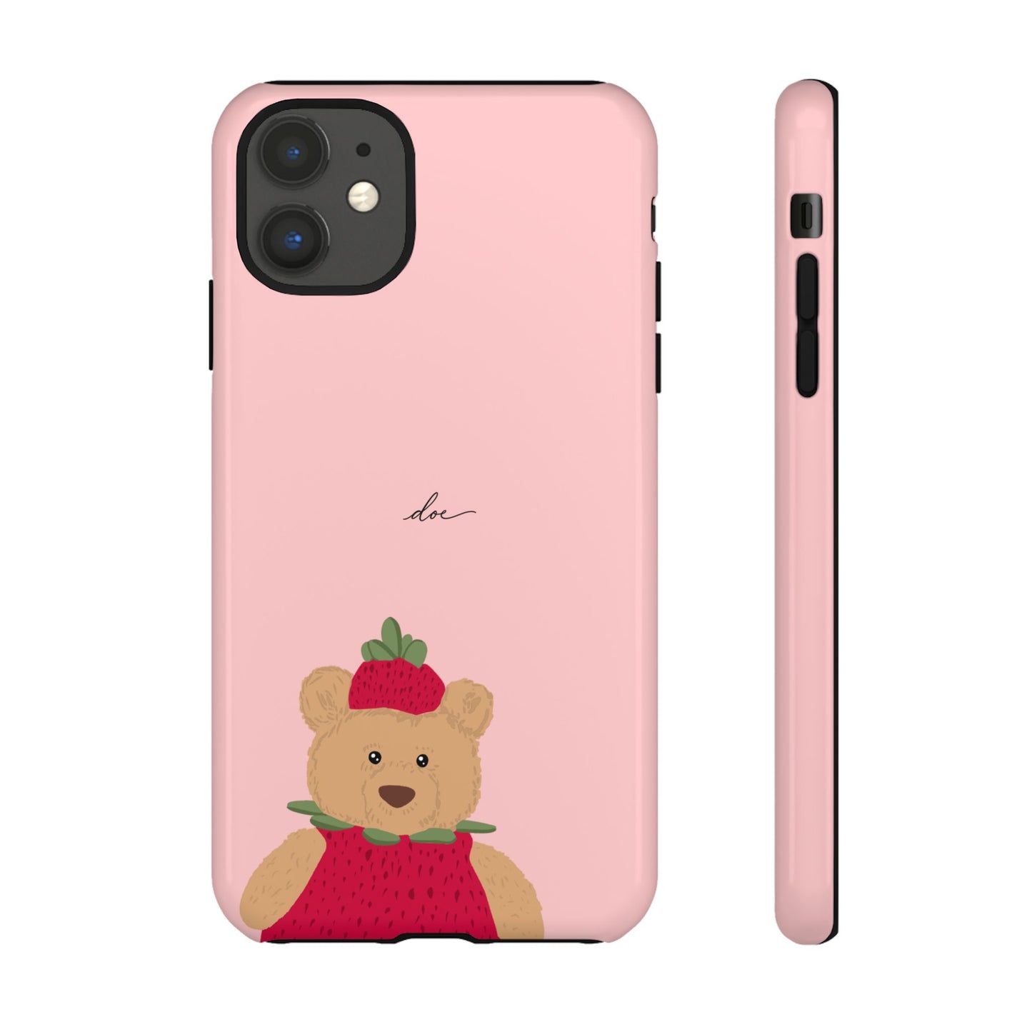 Strawberry Bear iPhone Case
