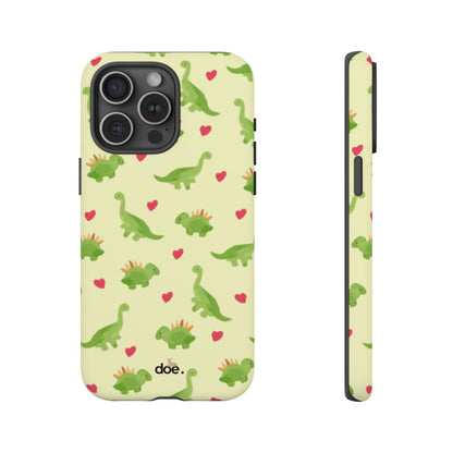 Dino Doodles iPhone Case