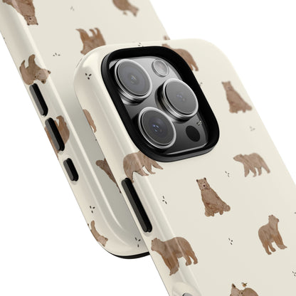 Brown Bears iPhone Case