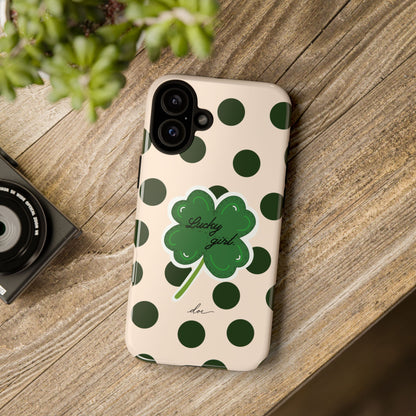 Lucky Girl iPhone Case