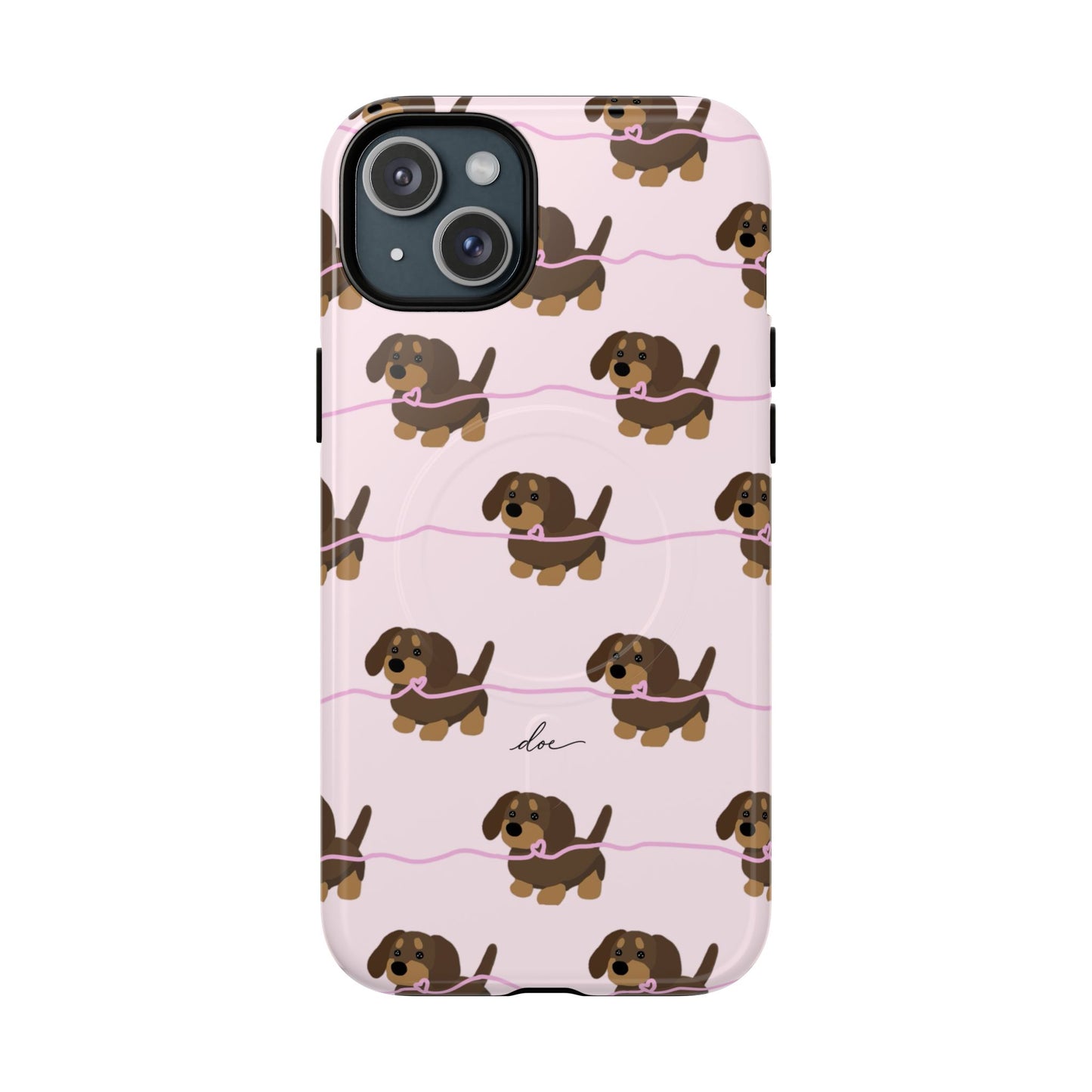 Pink Dachshunds Magsafe Case