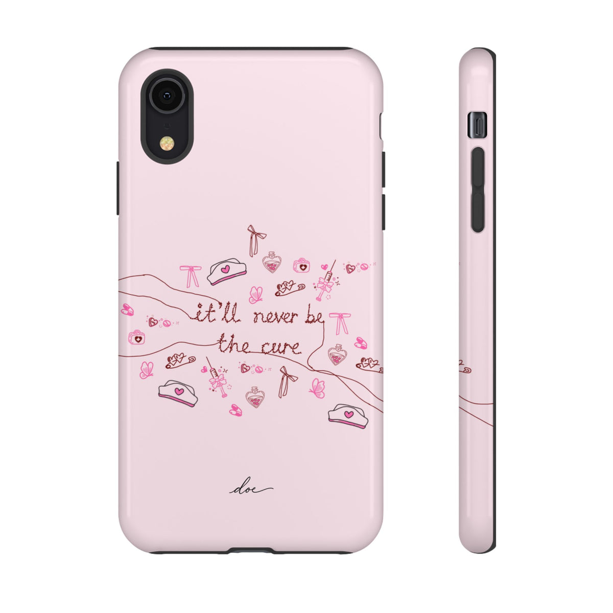 Never The Cure iPhone Case