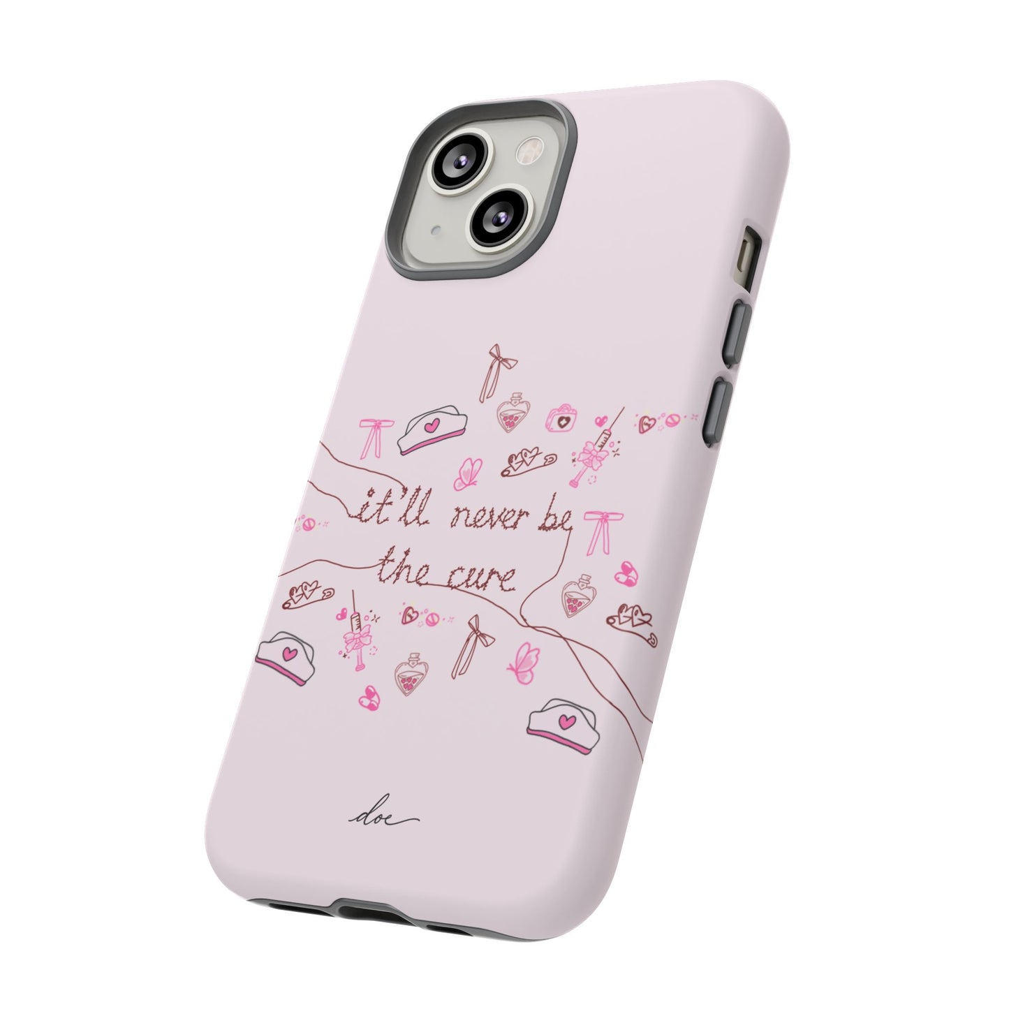 Never The Cure iPhone Case