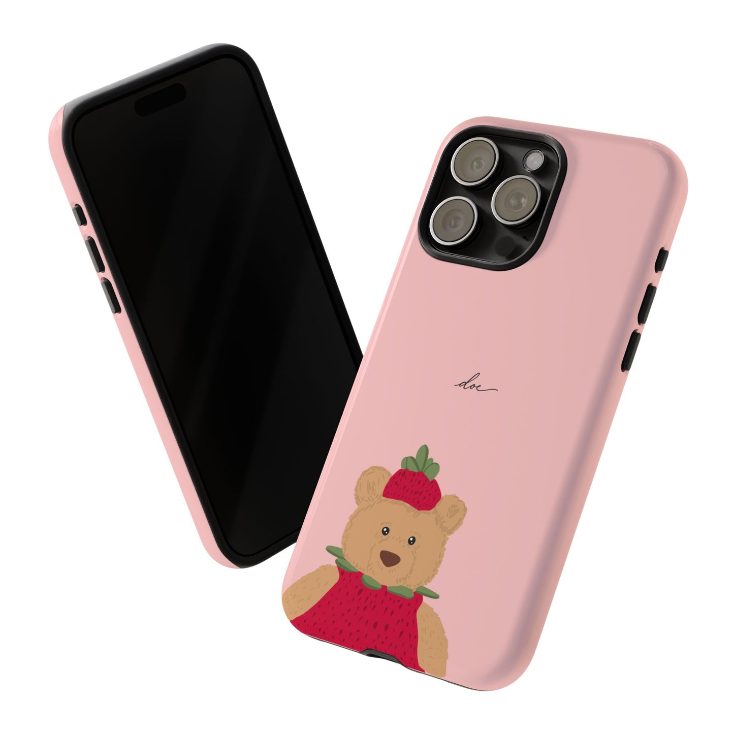 Strawberry Bear iPhone Case