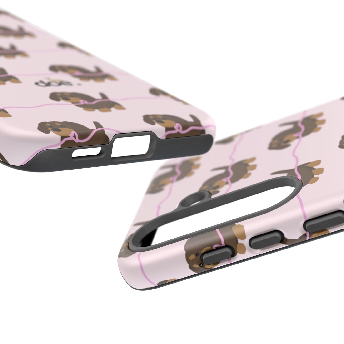 Pink Dachshund Samsung Case