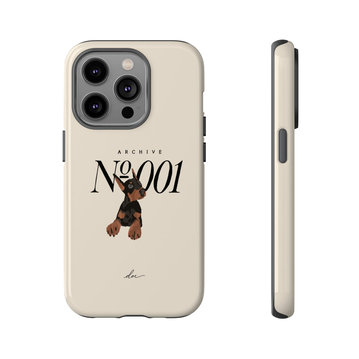 Doberman 001 iPhone Case