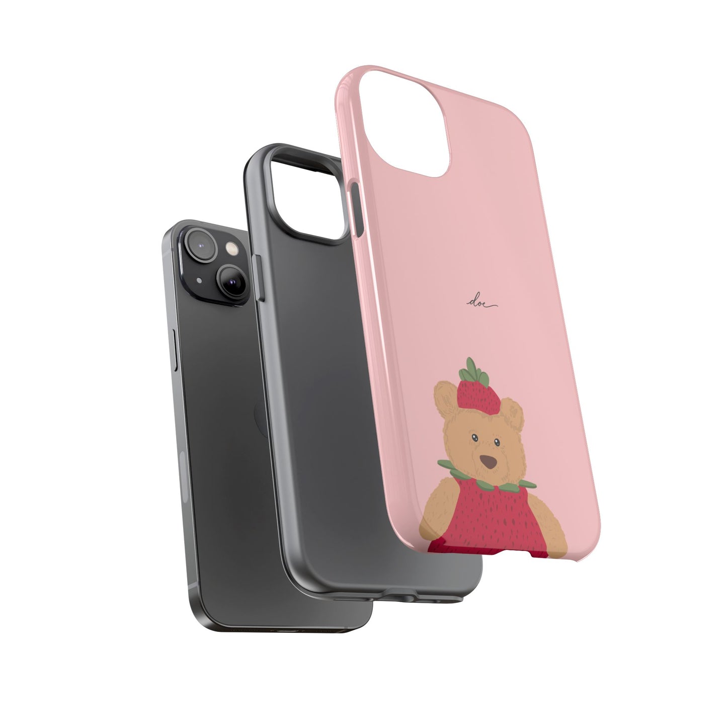 Strawberry Bear iPhone Case