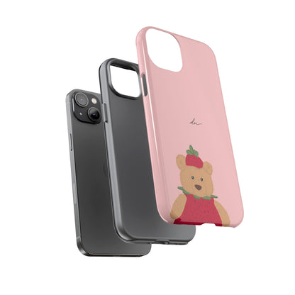 Strawberry Bear iPhone Case