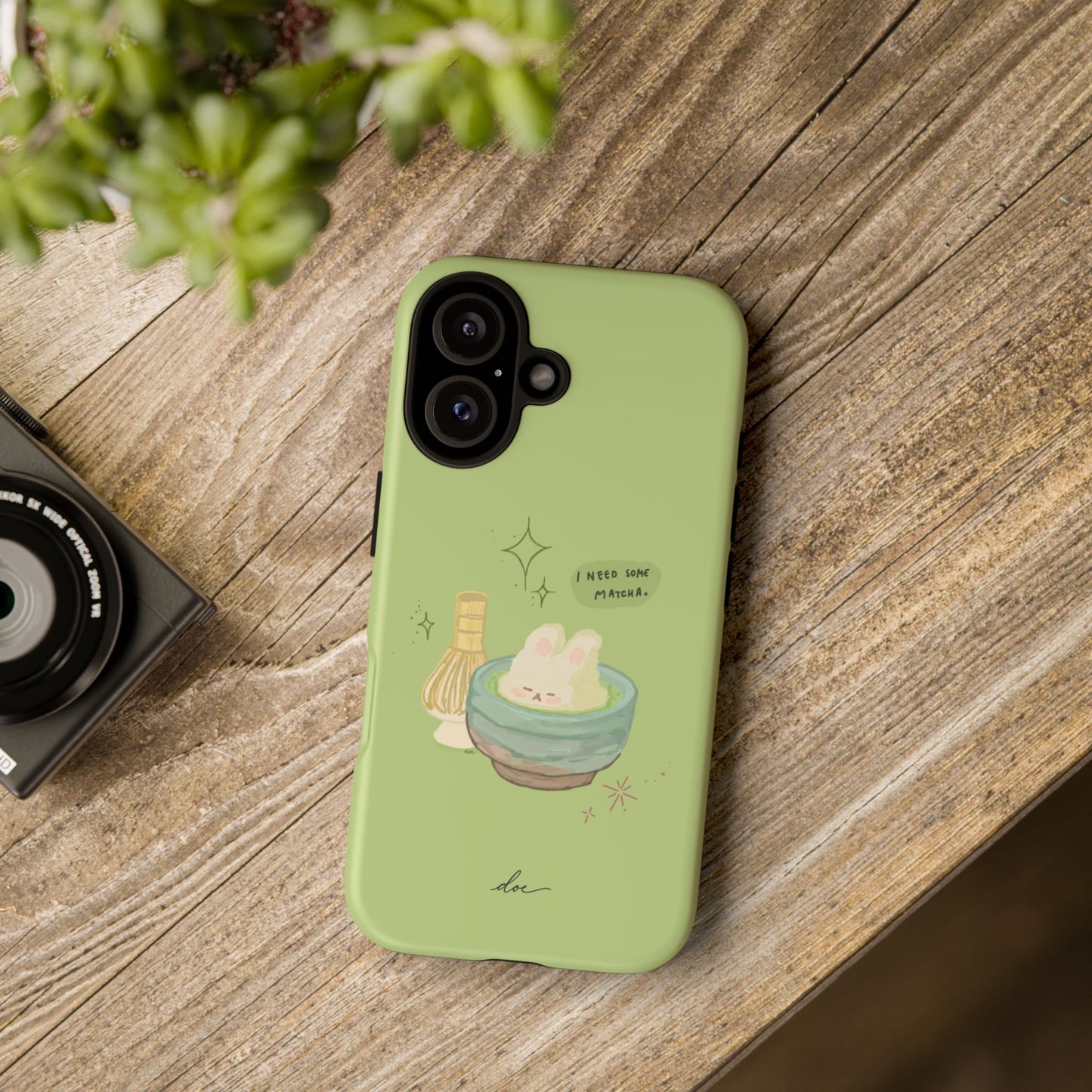 I Need Matcha! iPhone Case