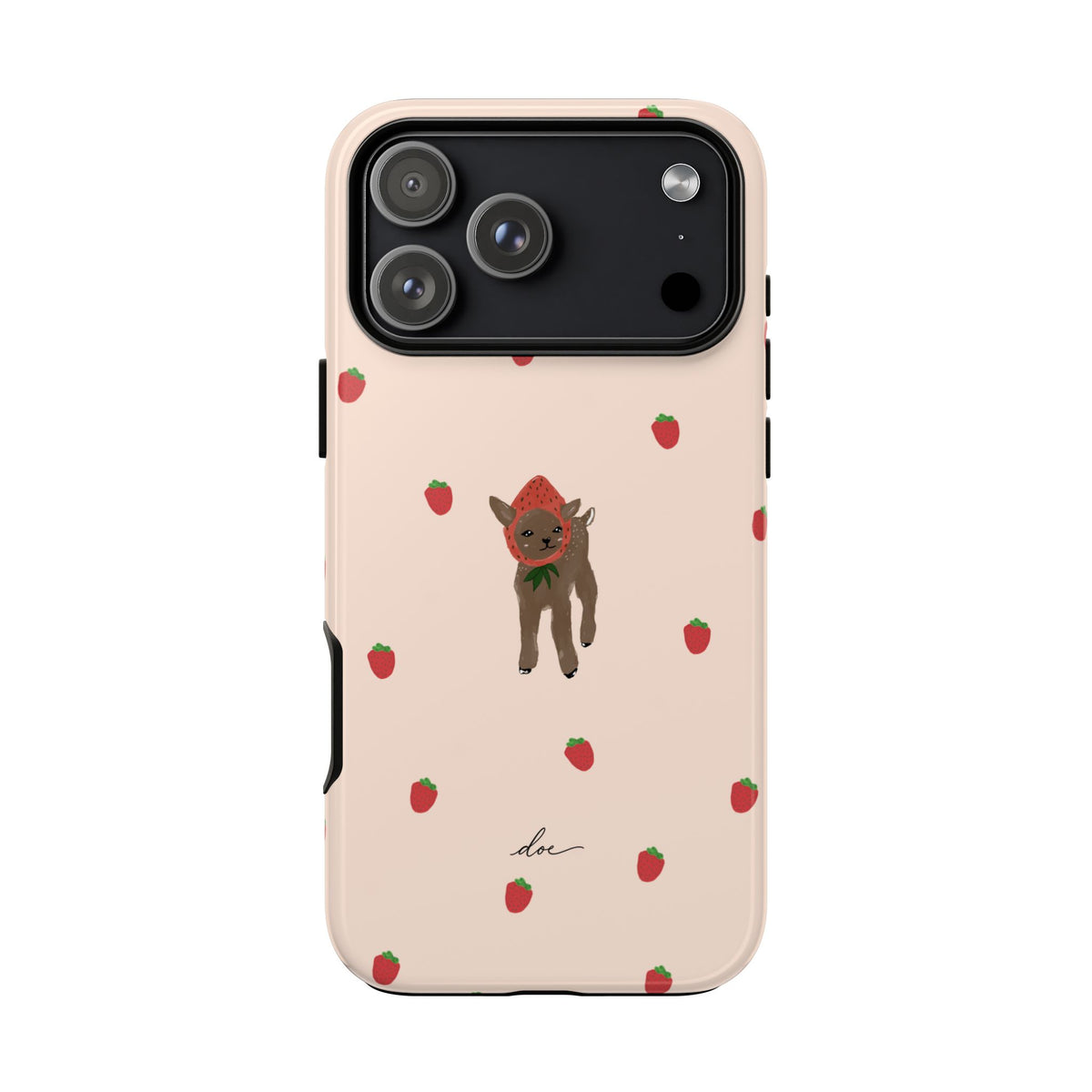 Strawberry Fawn iPhone Case