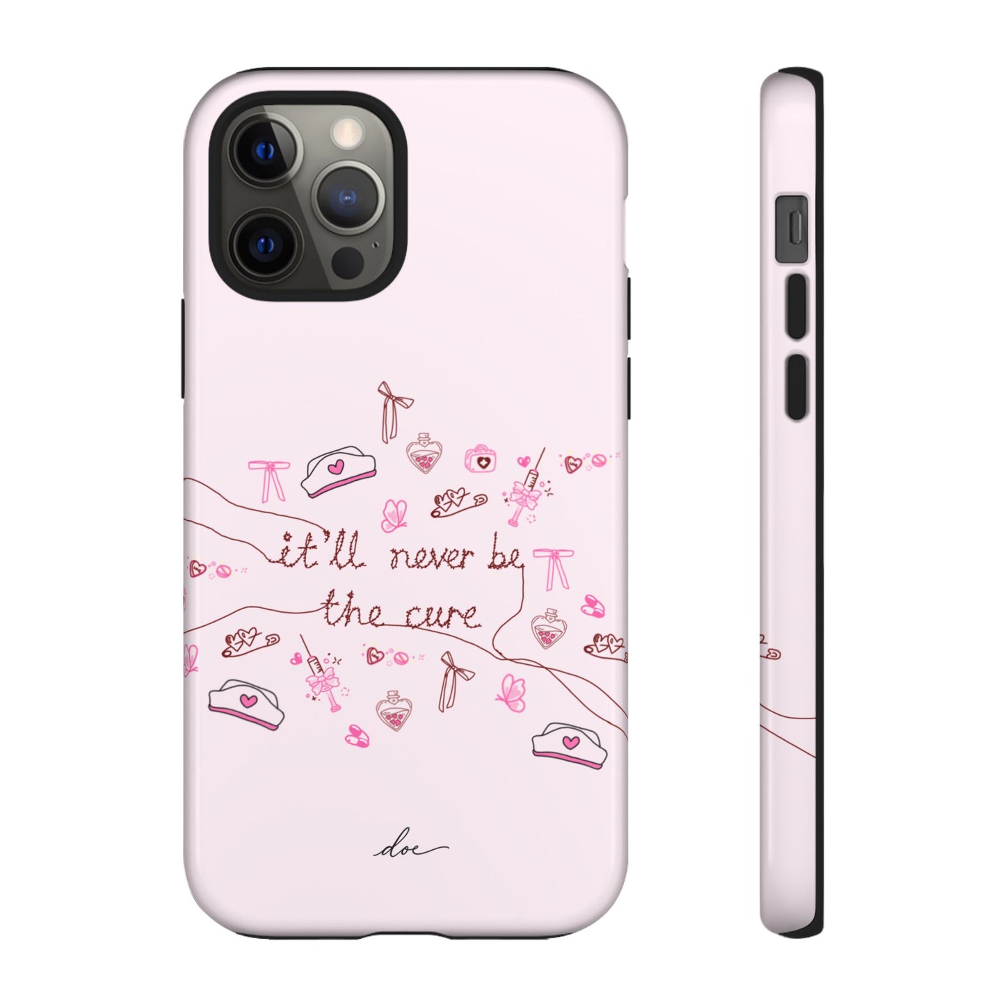 Never The Cure iPhone Case