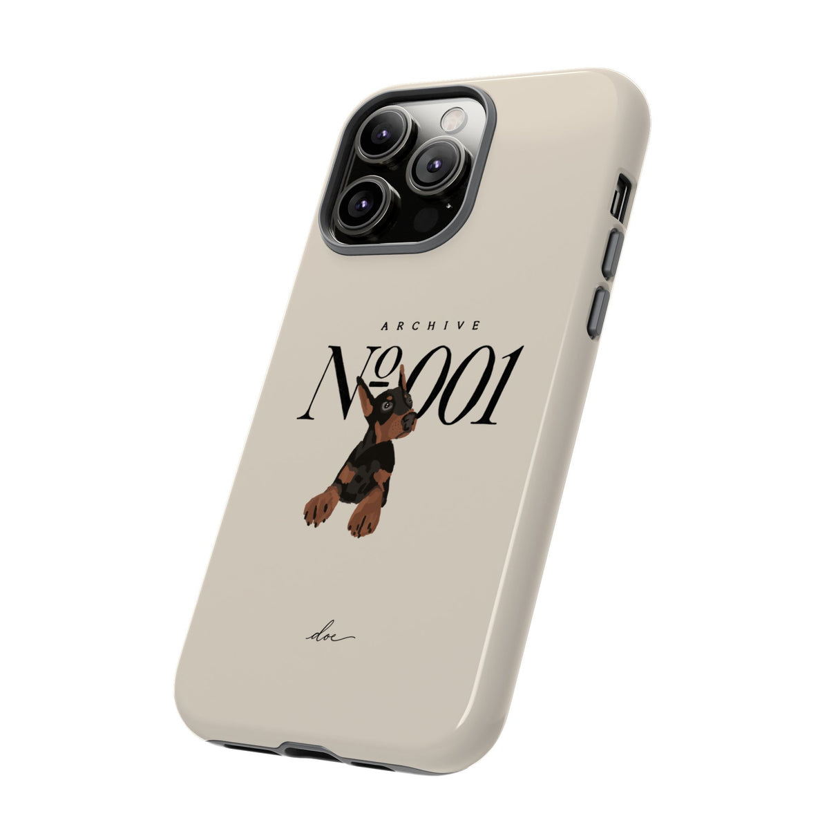 Doberman 001 iPhone Case
