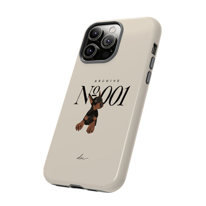 Doberman 001 iPhone Case
