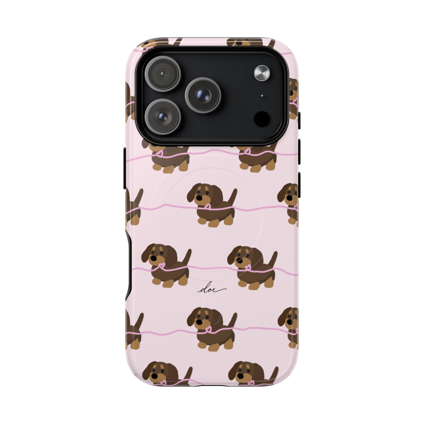 Pink Dachshunds Magsafe Case
