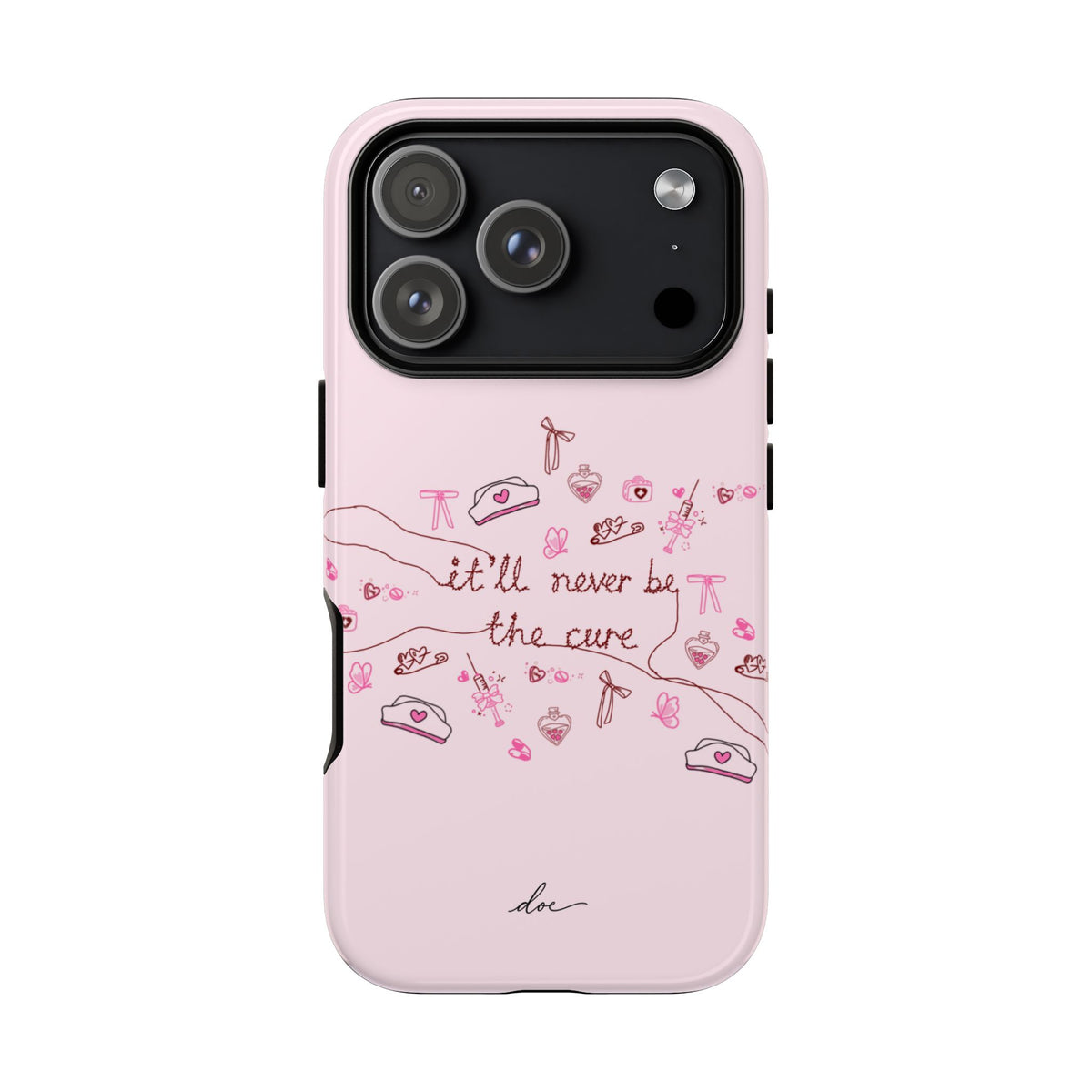 Never The Cure iPhone Case