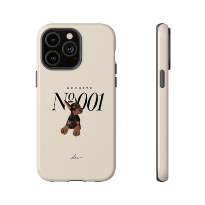 Doberman 001 iPhone Case