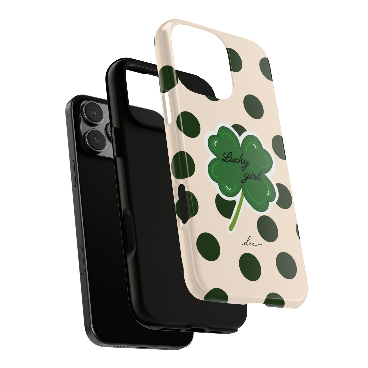 Lucky Girl iPhone Case