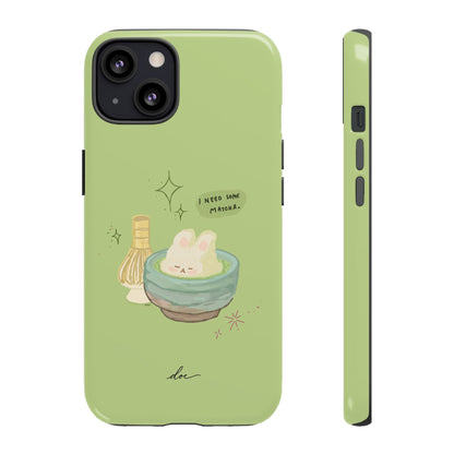 I Need Matcha! iPhone Case