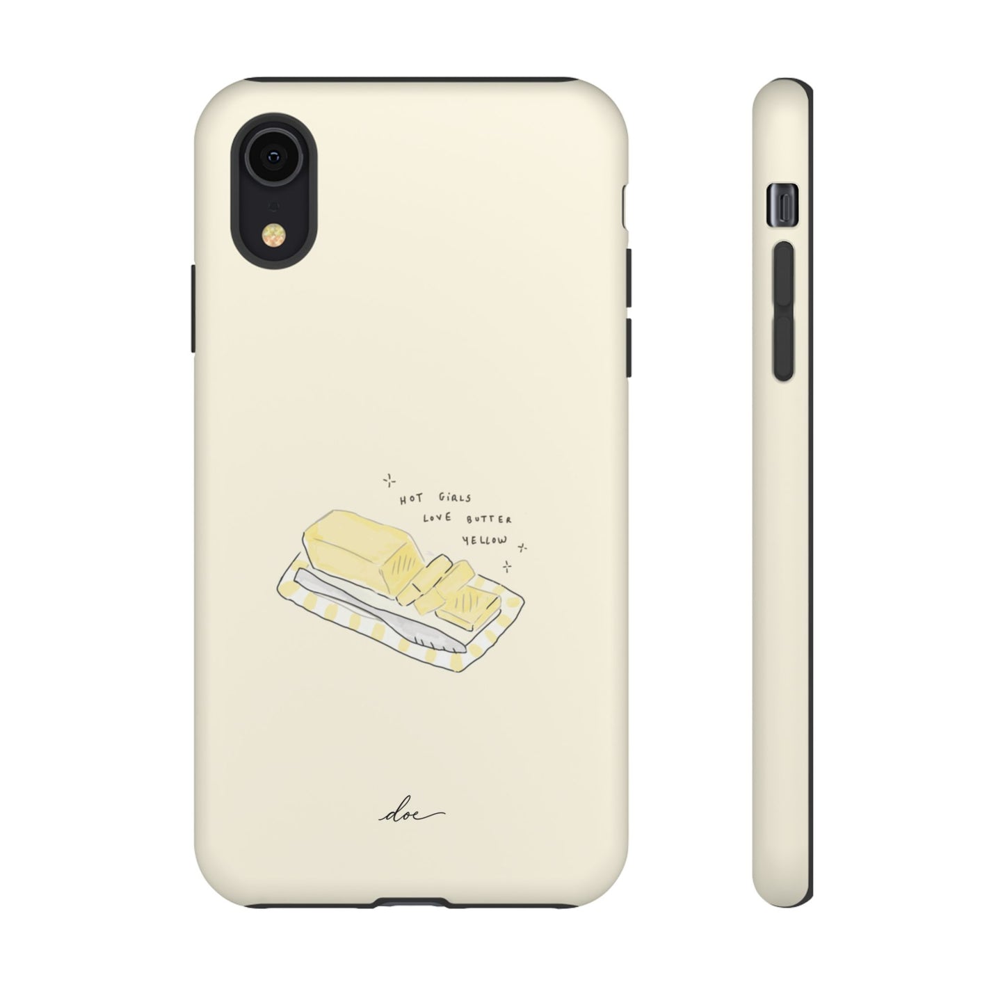 Butter Yellow iPhone Case