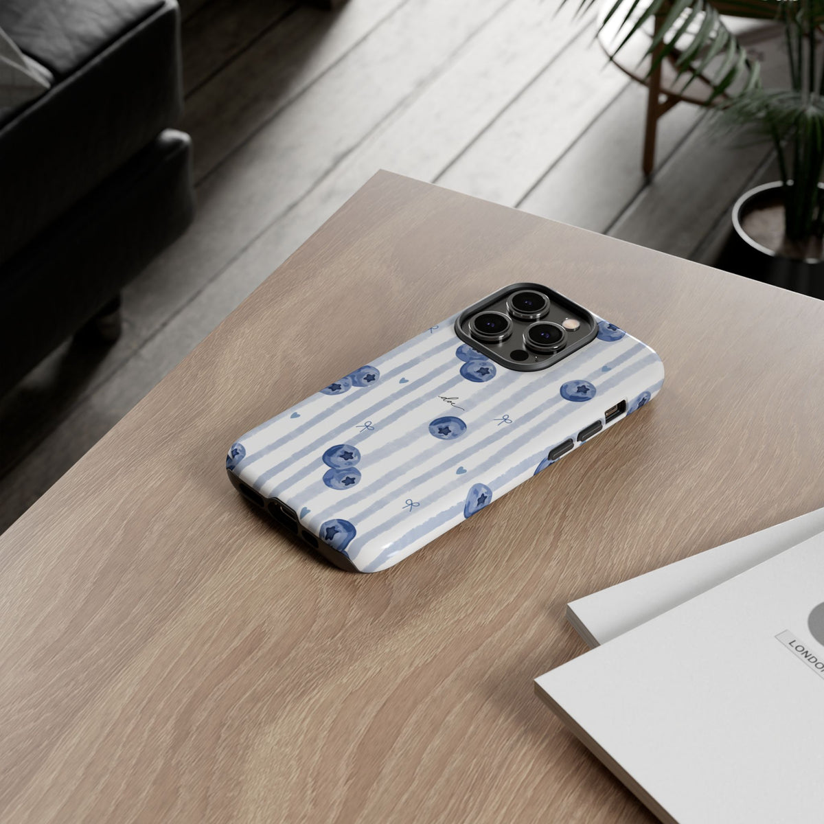 Blueberries iPhone Case