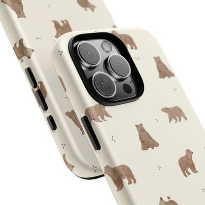 Brown Bears iPhone Case