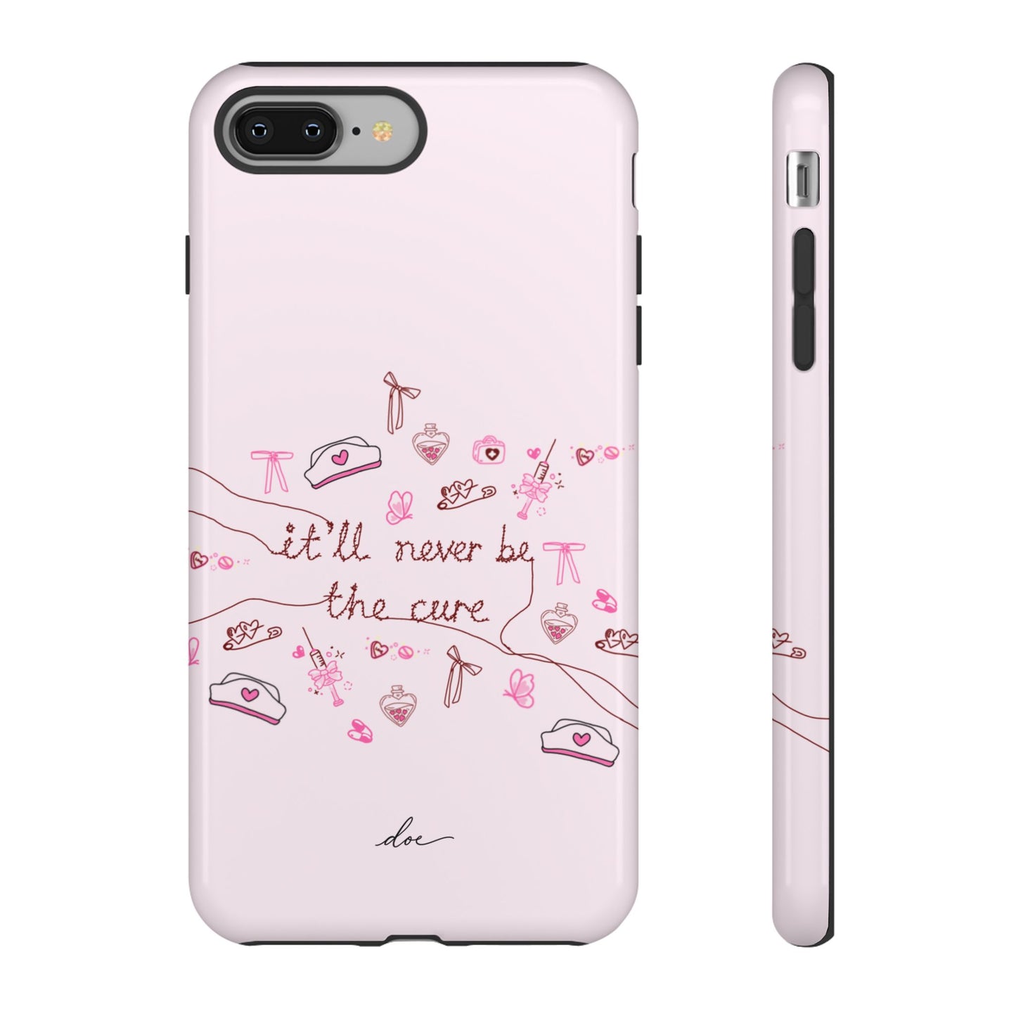 Never The Cure iPhone Case