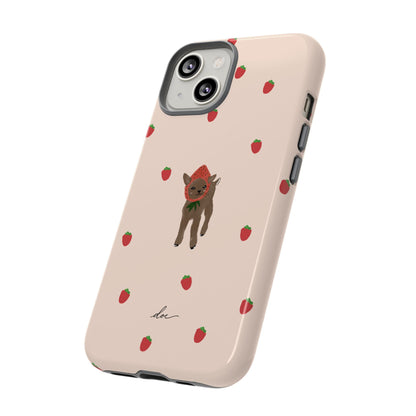 Strawberry Fawn iPhone Case
