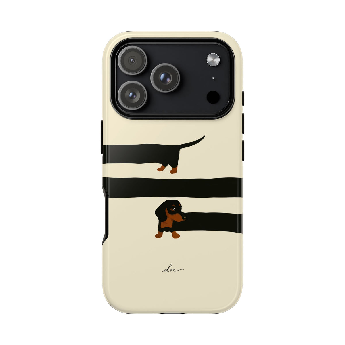 Stretchy The Dachshund iPhone Case